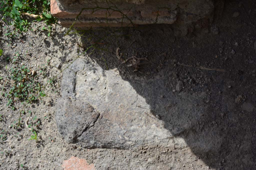 IX.5.2 Pompeii. March 2017. Room ‘u’, threshold of doorway at west end.
Foto Christian Beck, ERC Grant 681269 DÉCOR.
