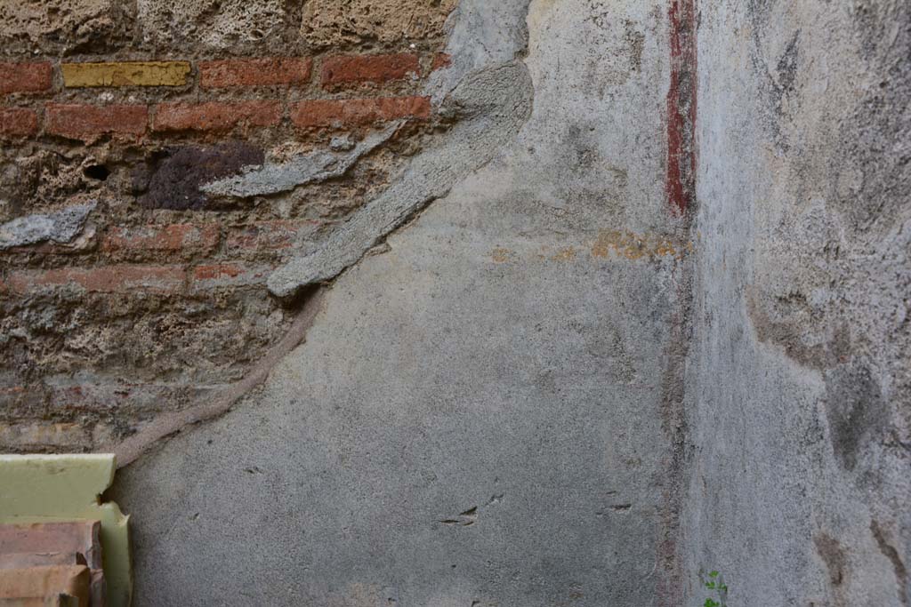 IX.5.2 Pompeii. March 2017. Room ‘i’, north wall in north-east corner.
Foto Christian Beck, ERC Grant 681269 DÉCOR.

