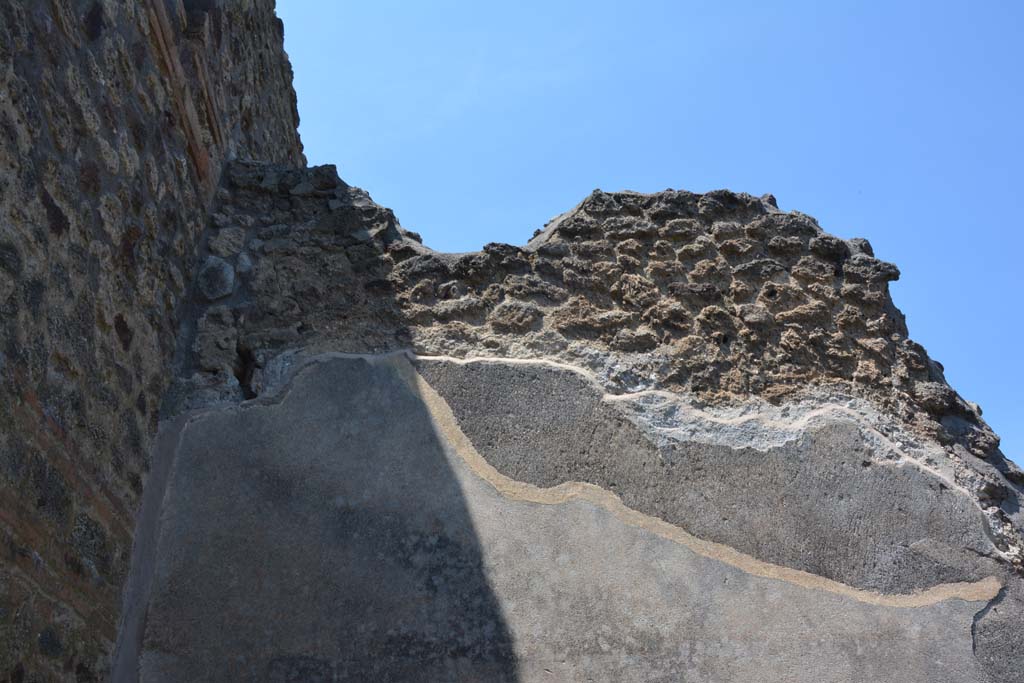 IX.5.2 Pompeii. May 2017. Room ‘h’, detail from upper north wall. 
Foto Christian Beck, ERC Grant 681269 DÉCOR.
