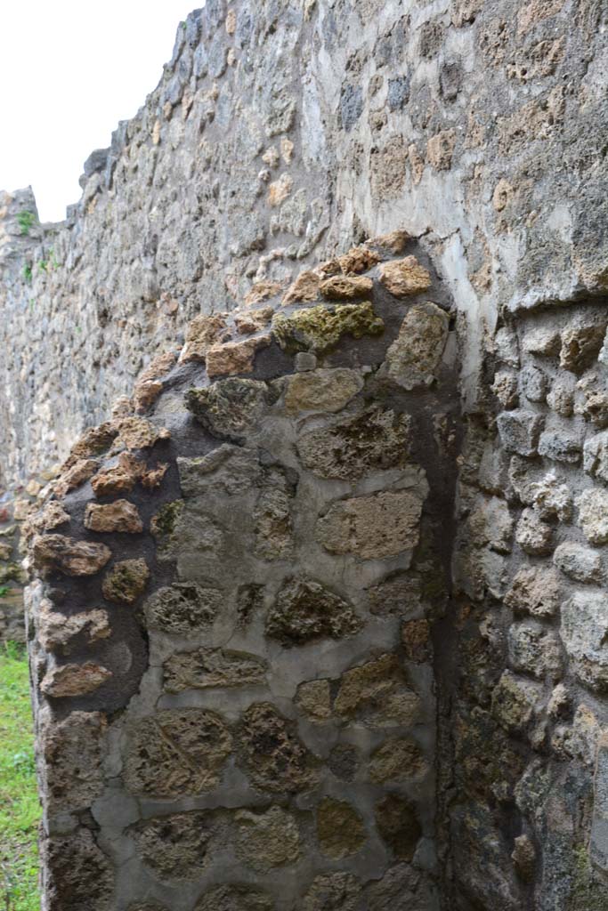 IX.5.4 Pompeii. March 2017. Room f, south wall in south-west corner.
Foto Christian Beck, ERC Grant 681269 DCOR.

