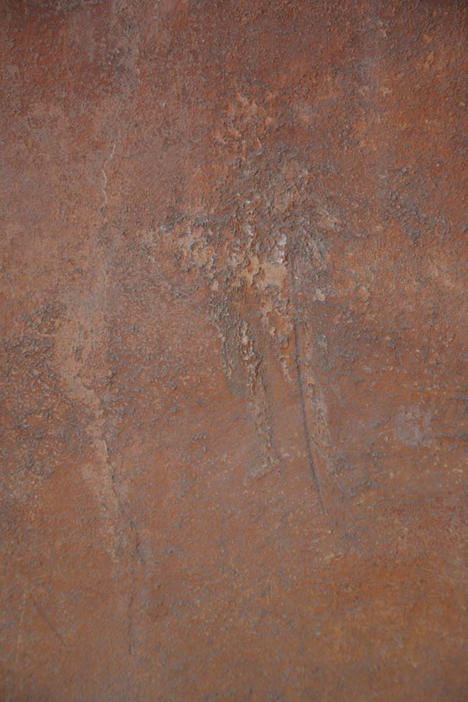 IX.5.6 Pompeii. May 2017. 
Room i, detail of figure in panel on east wall at south end.     
Foto Christian Beck, ERC Grant 681269 DÉCOR.
