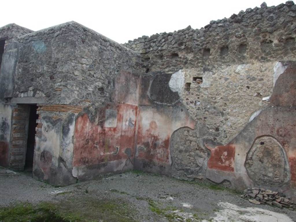 IX.5.6 Pompeii. December 2007. Looking south-west across atrium to room 5, ala, and doorway to room 6.

According to Schefold, on the west wall of the ala 5 was a wall painting of Hercules and Auge (Sogliano 499).
On the north wall was a wall painting of Phrixus and Helle (Sogliano 550)
See Schefold, K., 1962. Vergessenes Pompeji. Bern: Francke. (drawing no.175.6)
See Schefold, K., 1957. Die Wande Pompejis. Berlin: De Gruyter. (p.253)
See Sogliano, A., 1879. Le pitture murali campane scoverte negli anni 1867-79. Napoli: (p.83, no.499 and p. 101, no.550)
See Bragantini, I and Sampaolo, V. 2009. La Pittura Pompeiana. Napoli, Electa. (p.359, no.166)
