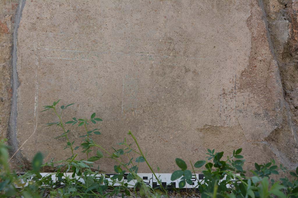 IX.5.6 Pompeii. May 2017. Room a, detail from west wall of remaining decoration on zoccolo. 
Foto Christian Beck, ERC Grant 681269 DÉCOR.
