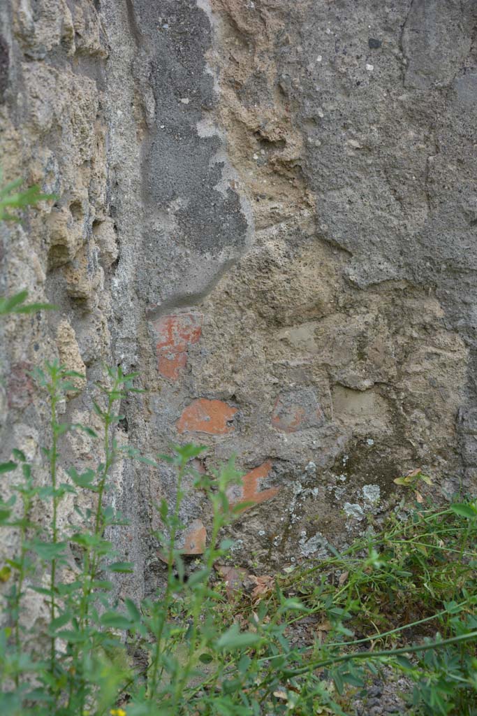 IX.5.8 Pompeii. May 2017. Detail from dividing pilaster against east wall, looking south.
Foto Christian Beck, ERC Grant 681269 DCOR.


