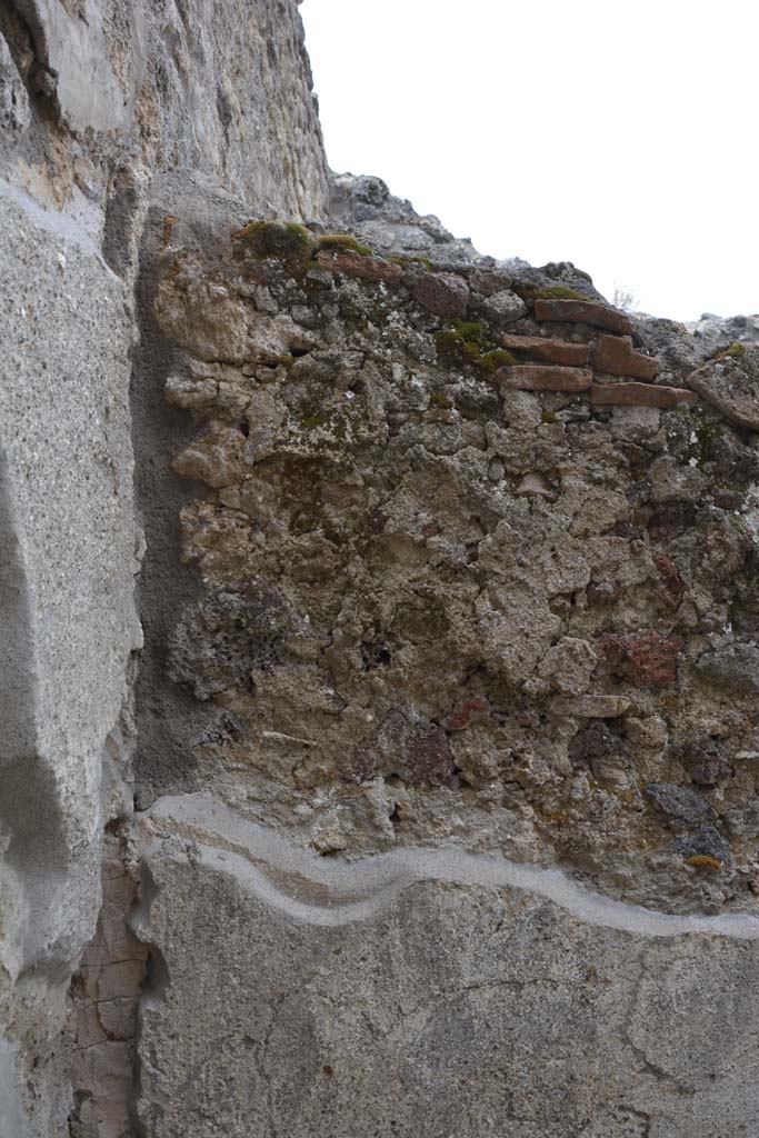 IX.5.8 Pompeii. May 2017. Upper west wall in south-west corner.
Foto Christian Beck, ERC Grant 681269 DCOR.
