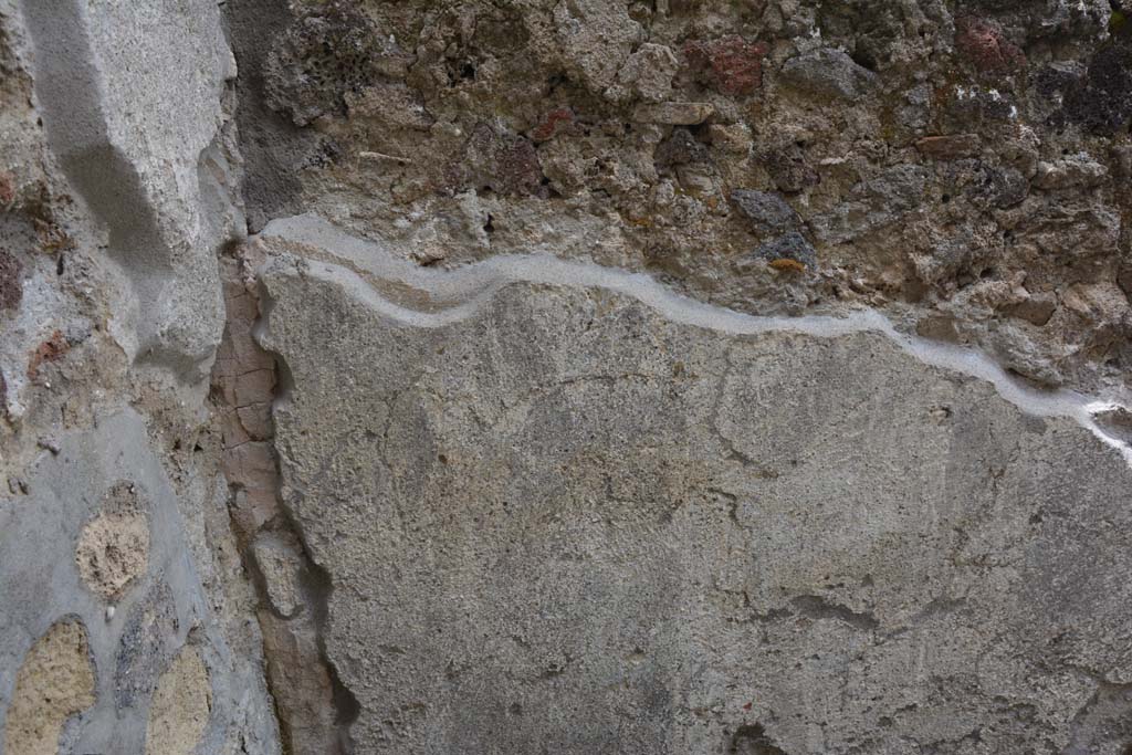 IX.5.8 Pompeii. May 2017. West wall in south-west corner.
Foto Christian Beck, ERC Grant 681269 DCOR.
