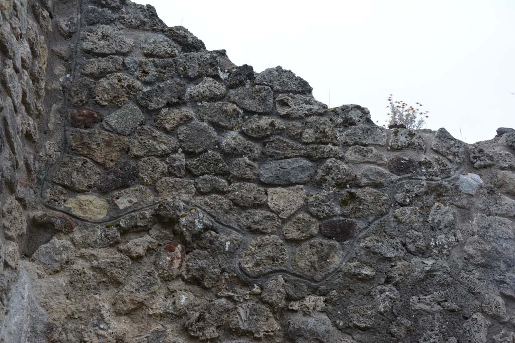 IX.5.8 Pompeii. May 2017. Upper west wall at south end. 
Foto Christian Beck, ERC Grant 681269 DCOR.
