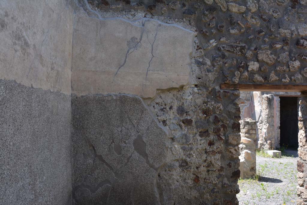 IX.5.9 Pompeii. May 2017. Room m, detail from west wall.
Foto Christian Beck, ERC Grant 681269 DCOR.
