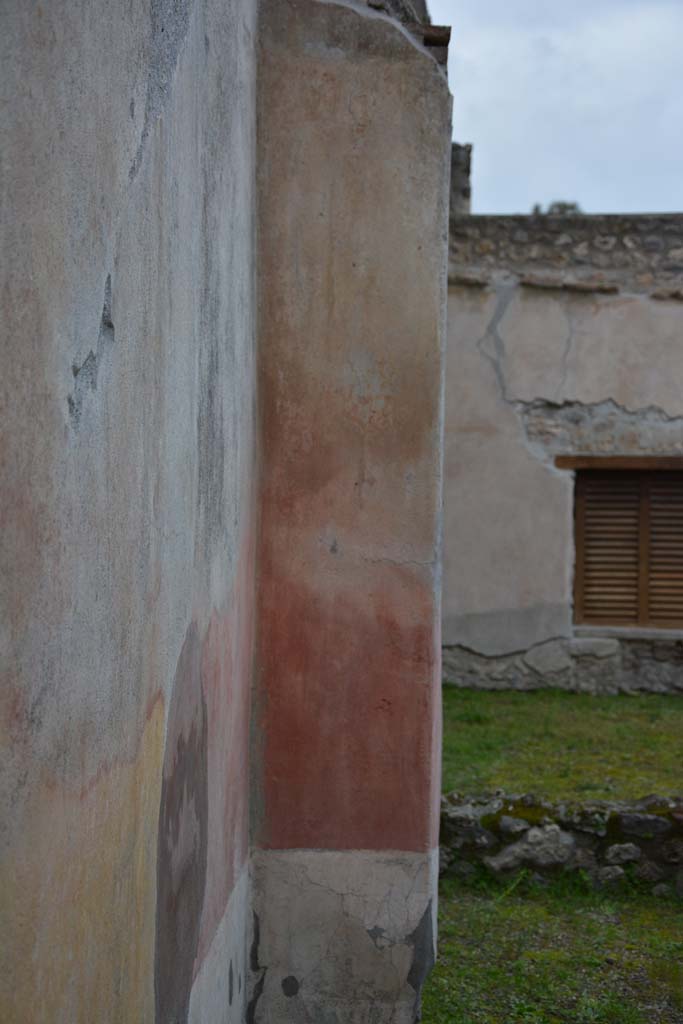 IX.5.9 Pompeii. March 2017. Room “p”, looking towards north wall in north-west corner. 
Foto Christian Beck, ERC Grant 681269 DÉCOR.

