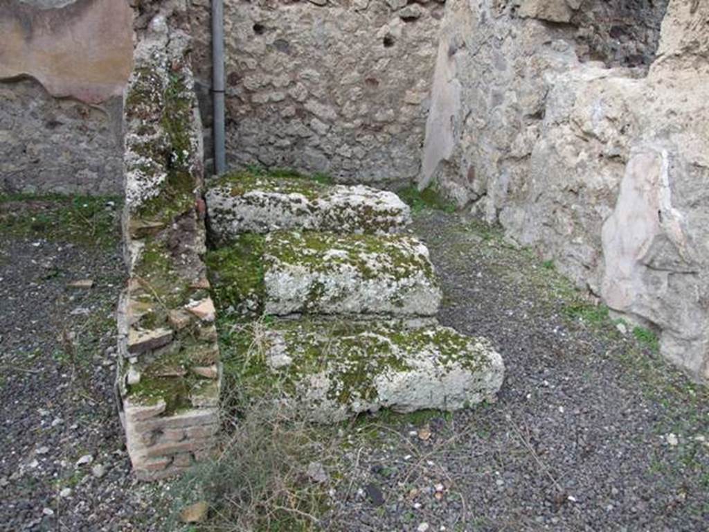 IX.5.9 Pompeii. December 2007. Room “c”, steps to upper floor.