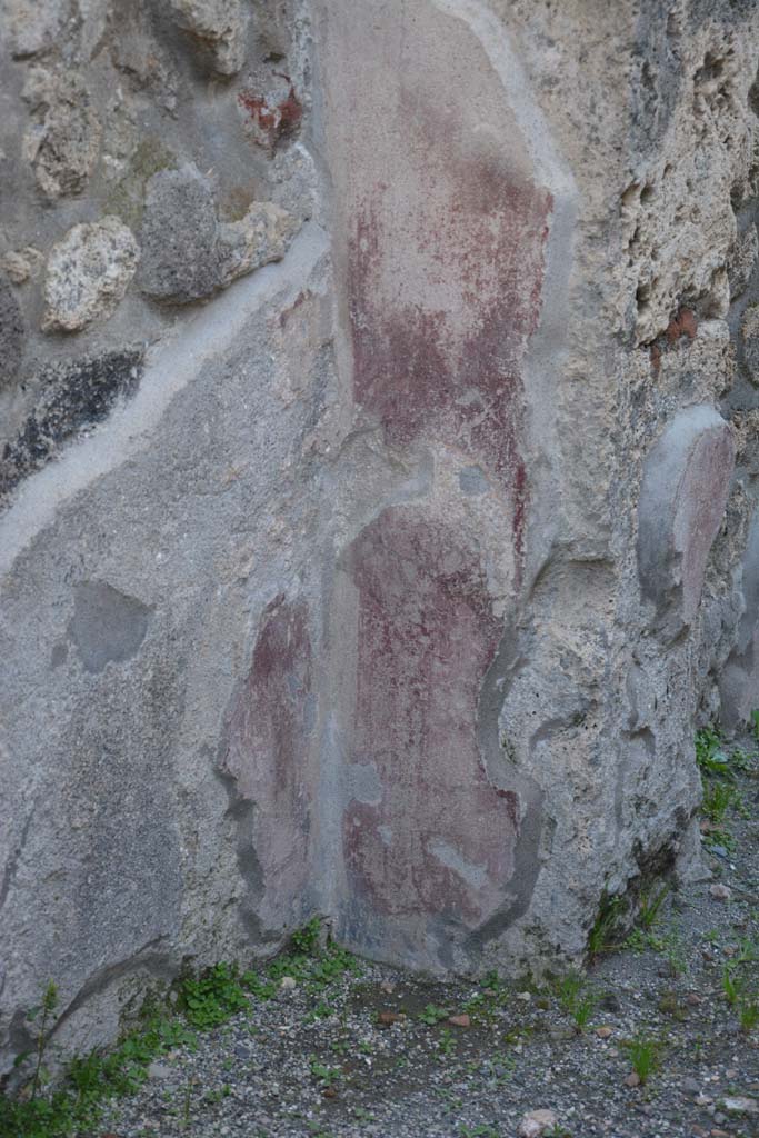 IX.5.9 Pompeii. March 2017. Detail of painted decoration on east side of entrance corridor. 
Foto Christian Beck, ERC Grant 681269 DÉCOR.
