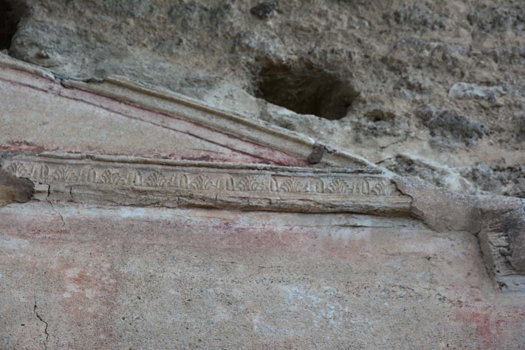 IX.5.11 Pompeii. March 2017. Room i, detail of stucco frieze from upper north wall at east end.
Foto Christian Beck, ERC Grant 681269 DCOR
