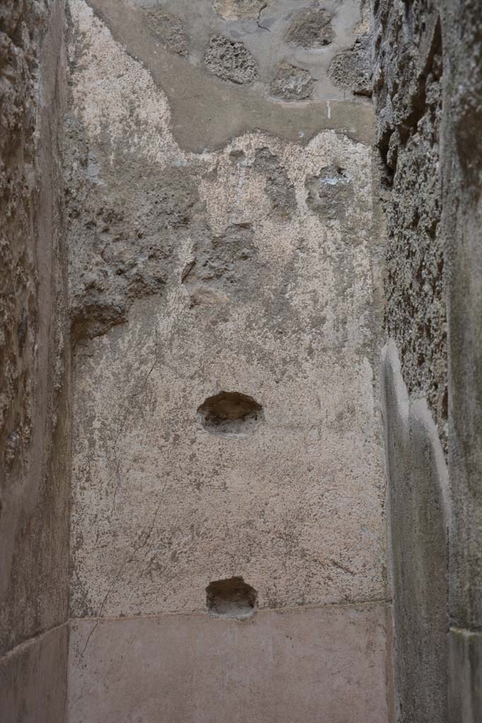 IX.5.12 Pompeii. May 2017. Detail from upper south wall.
Foto Christian Beck, ERC Grant 681269 DCOR.


