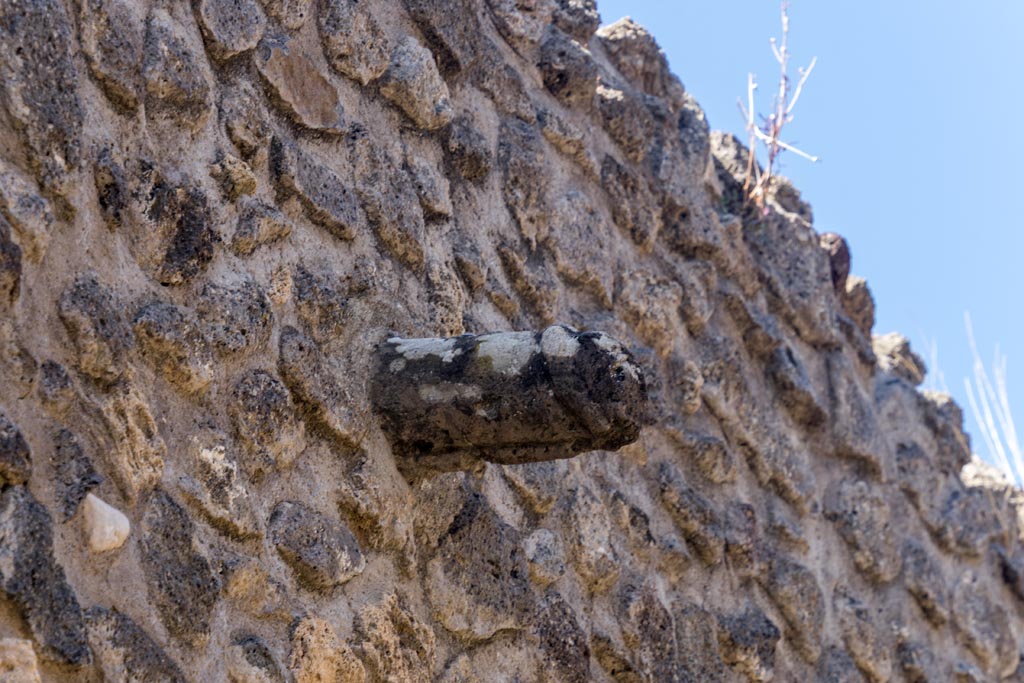 IX.5.13 Pompeii. October 2023. Detail of phallus above doorway, looking north. Photo courtesy of Johannes Eber.