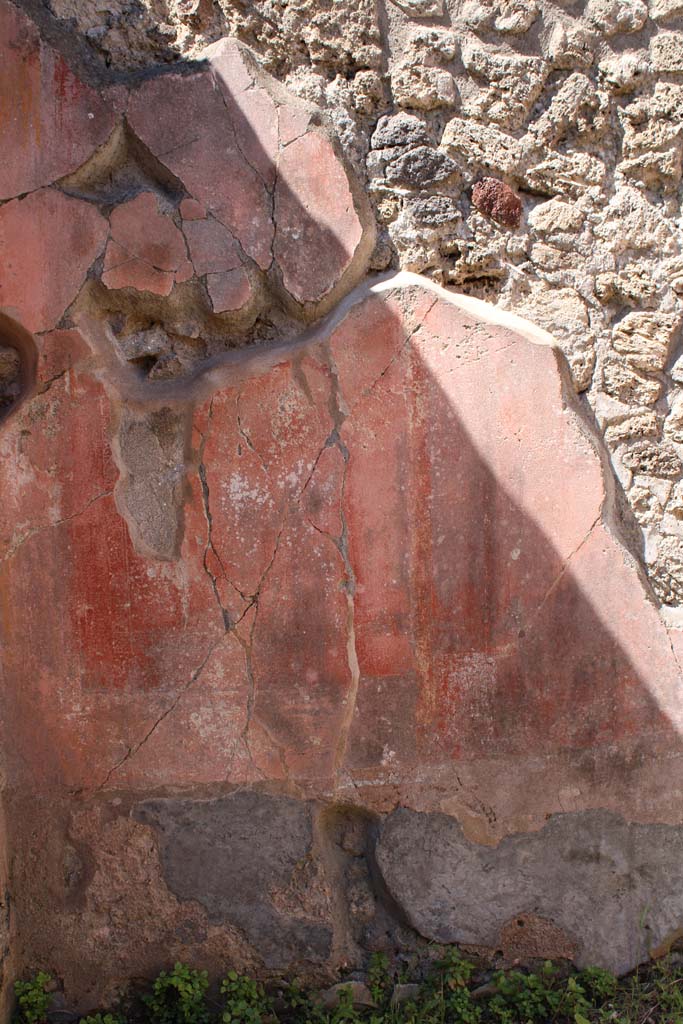 IX.5.14 Pompeii. May 2019. Room f, lower centre of west wall.
Foto Christian Beck, ERC Grant 681269 DCOR.

