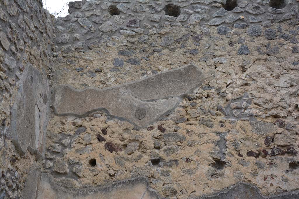 IX.5.14 Pompeii. May 2017. North ala e, west end of upper north wall.
Foto Christian Beck, ERC Grant 681269 DCOR.

