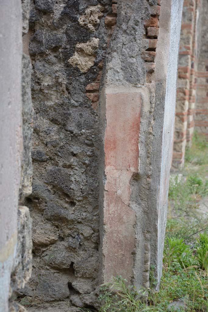 IX.5.14 Pompeii. May 2017. 
North ala e, remaining stucco from lower south side of doorway d.
Foto Christian Beck, ERC Grant 681269 DCOR.
