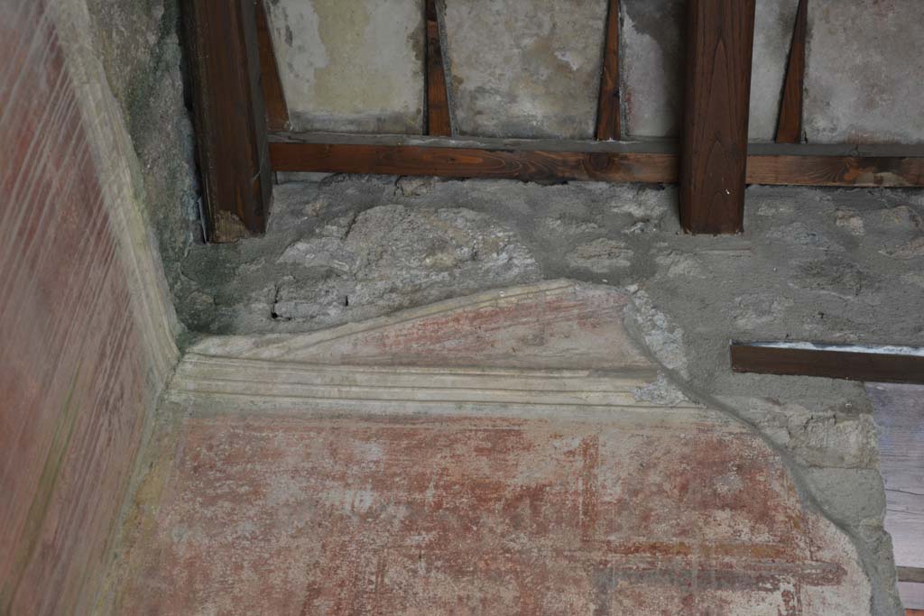 IX.5.14 Pompeii. May 2017. Room c, detail from upper east wall in north-east corner. 
Foto Christian Beck, ERC Grant 681269 DCOR.

