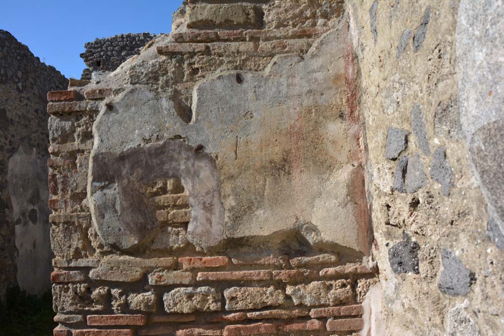 IX.5.16 Pompeii. March 2017. Room c, north wall in north-east corner.     
Foto Christian Beck, ERC Grant 681269 DCOR.
