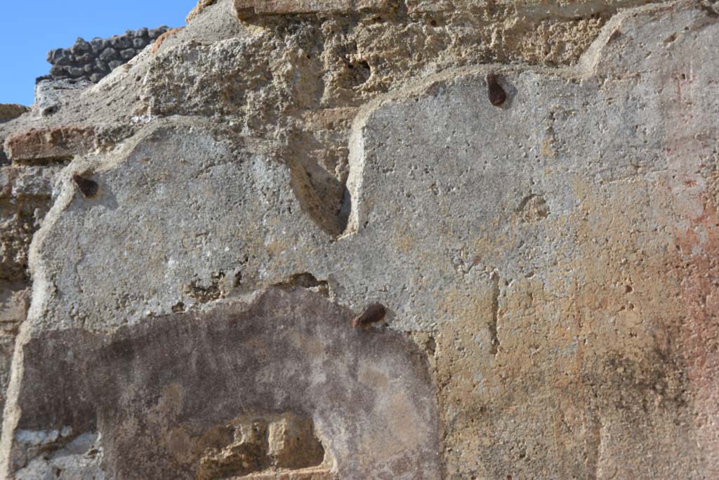 IX.5.16 Pompeii. March 2017. Room c, detail from north wall in north-east corner.     
Foto Christian Beck, ERC Grant 681269 DCOR.
