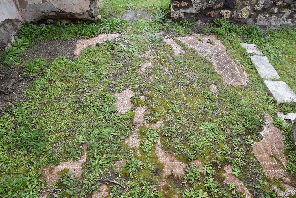 IX.5.18 Pompeii. March 2018.  Room “p”, looking east across flooring.
Foto Annette Haug, ERC Grant 681269 DÉCOR.
