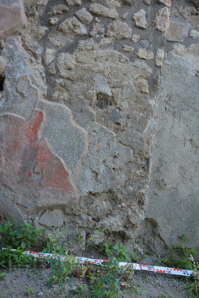 IX.5.18 Pompeii. May 2017. 
Room a, lower west wall towards north end of entrance corridor.
Foto Christian Beck, ERC Grant 681269 DÉCOR.

