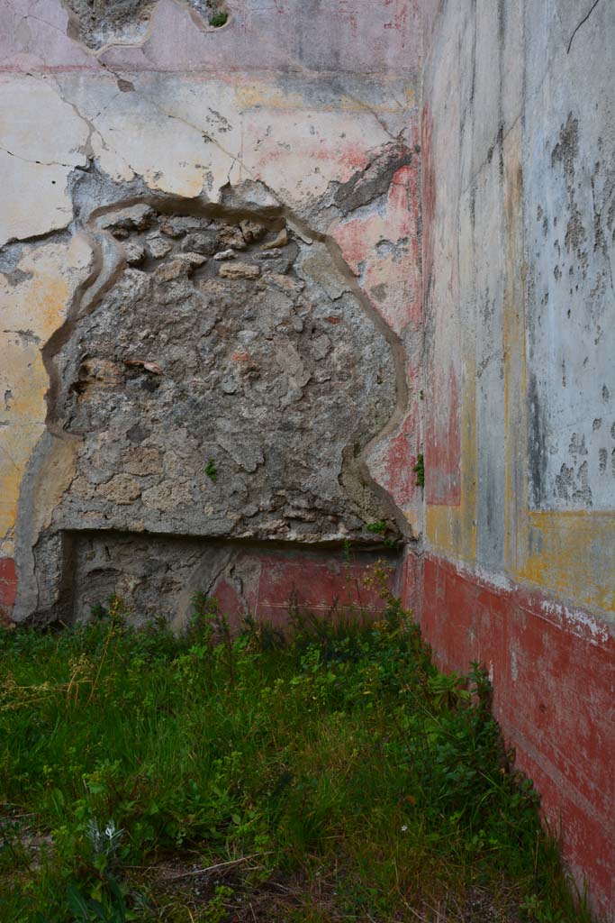 IX.5.18 Pompeii. March 2017. Room o, bed recess on north wall in north-east corner.
Foto Christian Beck, ERC Grant 681269 DÉCOR.
