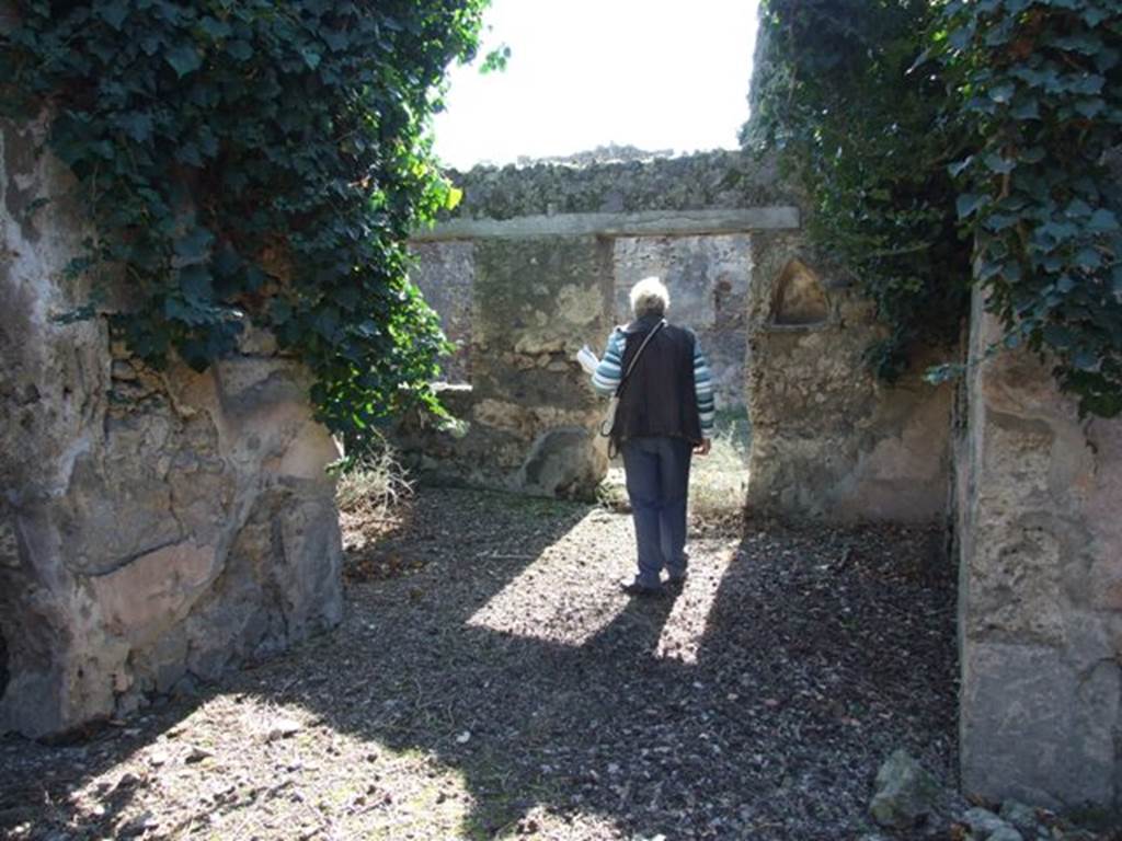 IX.9.11 Pompeii.  March 2009.  Atrium.  Looking west to Garden area.