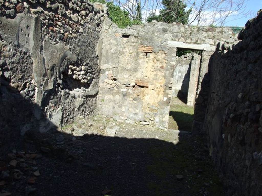 IX.9.12 Pompeii.  March 2009.  Room 15.  Looking east towards Doorway to Room 11.