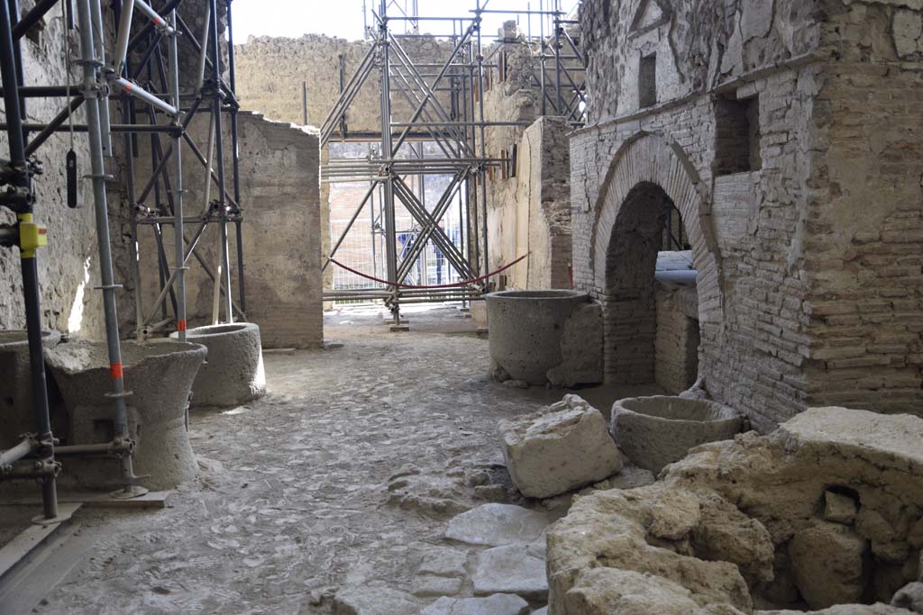 IX.12.6 Pompeii. February 2017. Room 5, looking south across the bakery. Photo courtesy of Johannes Eber.