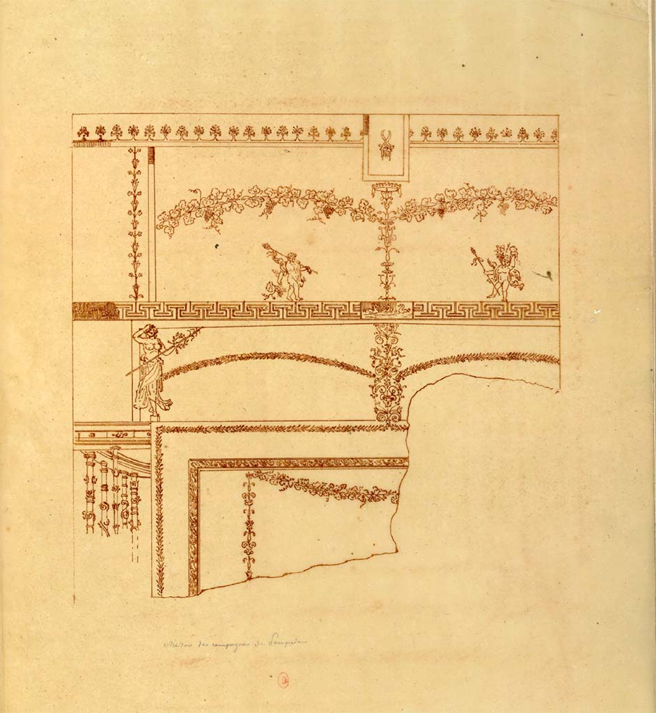 HGW24 Pompeii. Drawing by Gius. Chiantarelli, 1793, showing south wall with panel of a seated man. 
Engraved by Aniello Cataneo, 1796. 
Now in Naples Archaeological Museum. Inventory number ADS 1181
(Villa Diomedes Project – area 53).
(Fontaine, room 5,5, south wall with doorway to corridor 5,3, on right. 
The decoration of the middle wall according to the excavation reports is from the north wall.)
Photo © ICCD. http://www.catalogo.beniculturali.it
Utilizzabili alle condizioni della licenza Attribuzione - Non commerciale - Condividi allo stesso modo 2.5 Italia (CC BY-NC-SA 2.5 IT)
