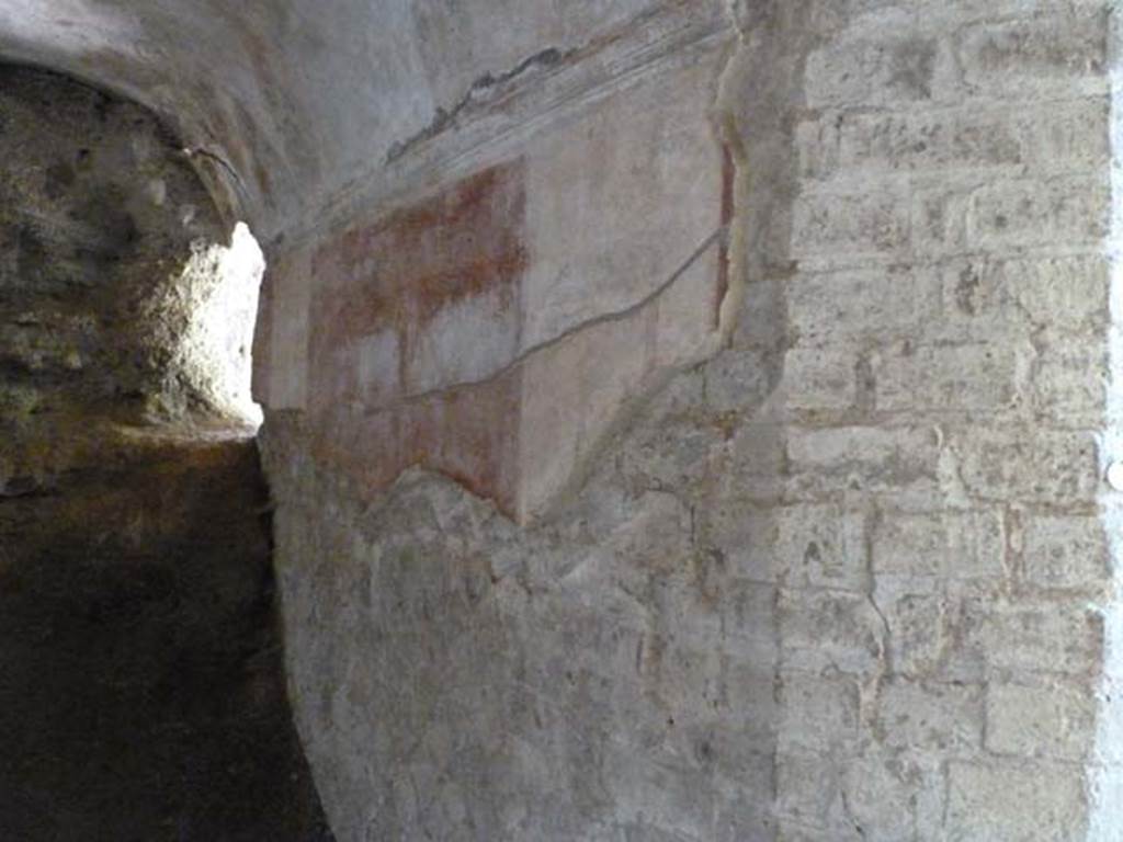 Villa San Marco, Stabiae, September 2015. Area 62, west wall in passageway.