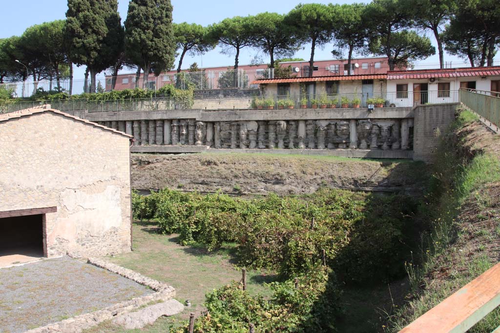 Villa Regina, Boscoreale. September 2021. Looking north along east side, towards north-east area. Photo courtesy of Klaus Heese.