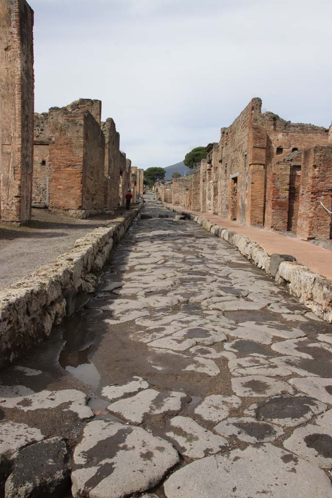 Via del Vesuvio between VI.14 and V.1. October 2020. Looking north, during the first year of the pandemic.
Photo courtesy of Klaus Heese.
