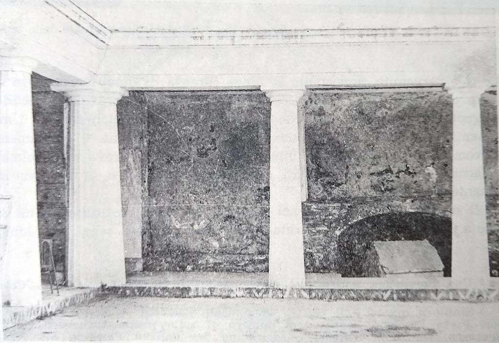 Tomba in località Cimitero di Pompei. Ubicazione della tomba. Location of the tomb.
Vedi/See De Caro, S., Notizie di vecchi scavi. Una tomba antica nel cimitero di Pompei, in Pompeii Herculaneum Stabiae, 1983, p. 41, fig. 1.
