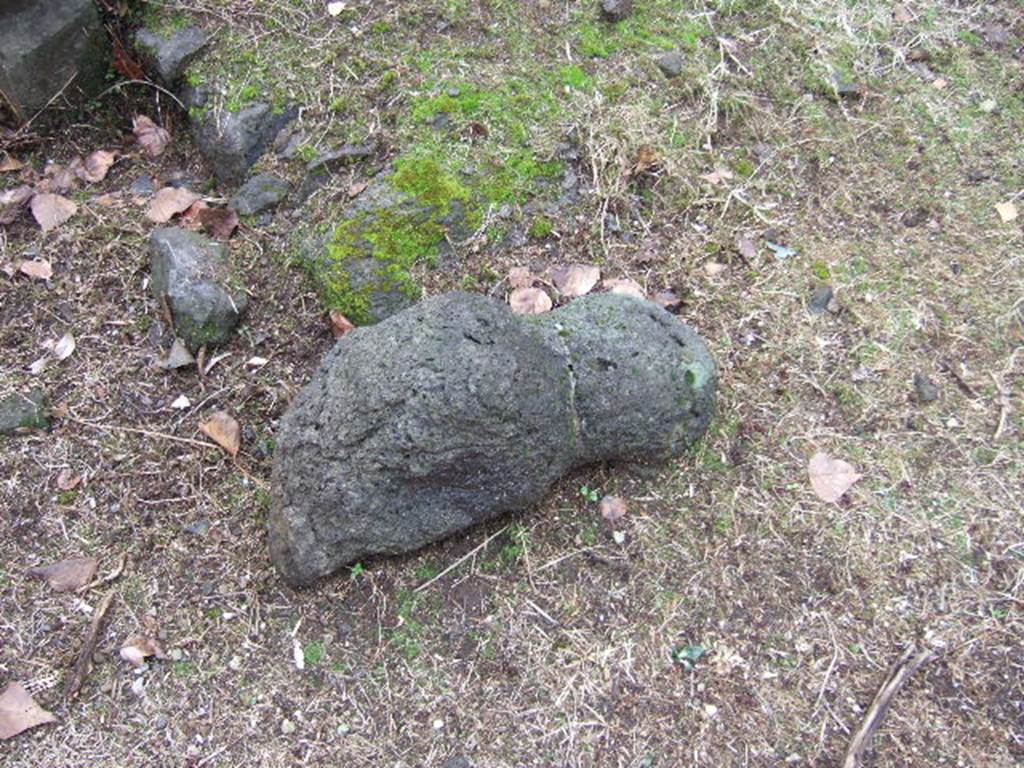 FPSD Pompeii. December 2005. Fallen stone.