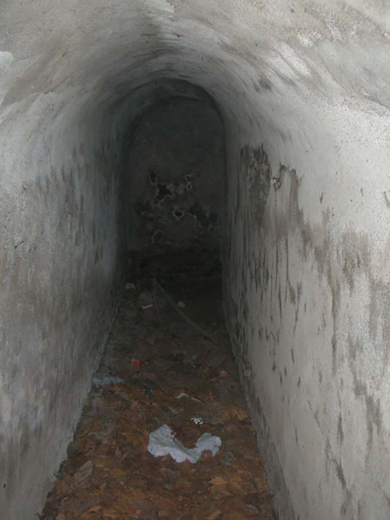 Tower X, Pompeii. May 2010. Corridor, looking south from near postern gate. Photo courtesy of Ivo van der Graaff.