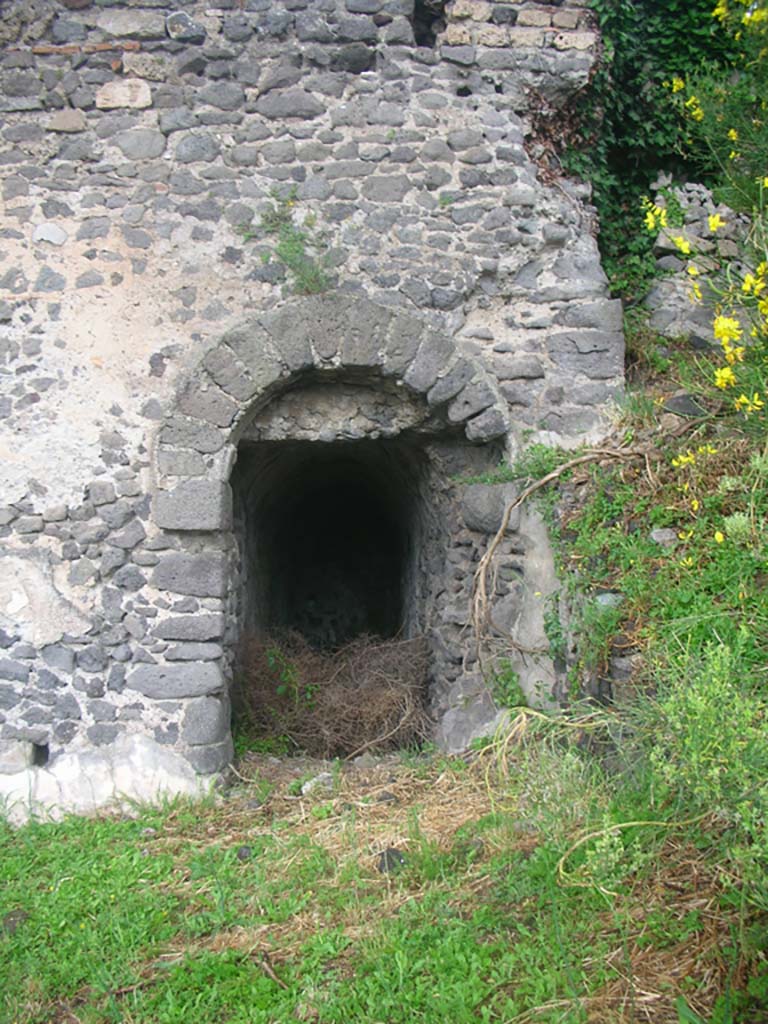 Tower XII, Pompeii. May 2010. 
Doorway on east end of south side of Tower. Photo courtesy of Ivo van der Graaff.
