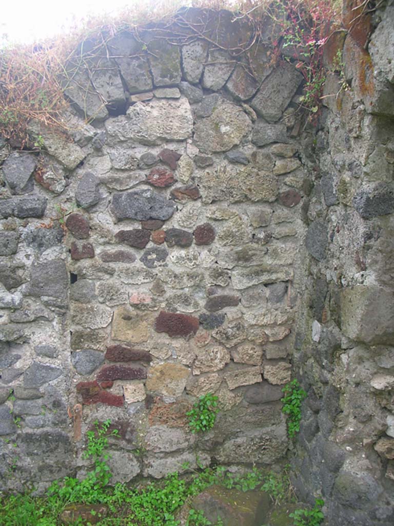 Tower XII, Pompeii. May 2010. Blocked up doorway. Photo courtesy of Ivo van der Graaff.