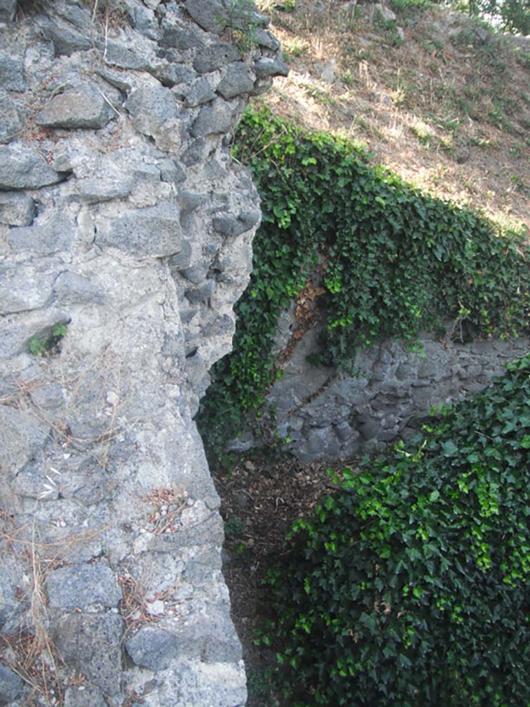 Tower III, Pompeii. May 2011. Looking down to lower east side. Photo courtesy of Ivo van der Graaff.