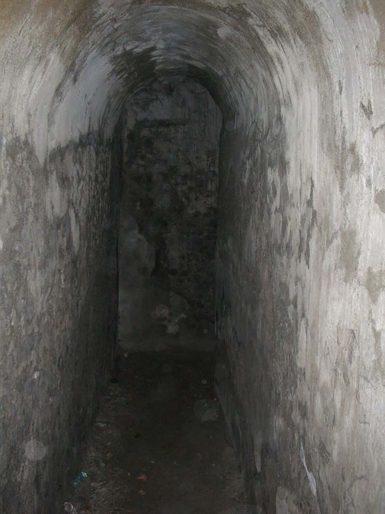 Tower VI, Pompeii. May 2010. 
Looking west along passageway from doorway. Photo courtesy of Ivo van der Graaff.
