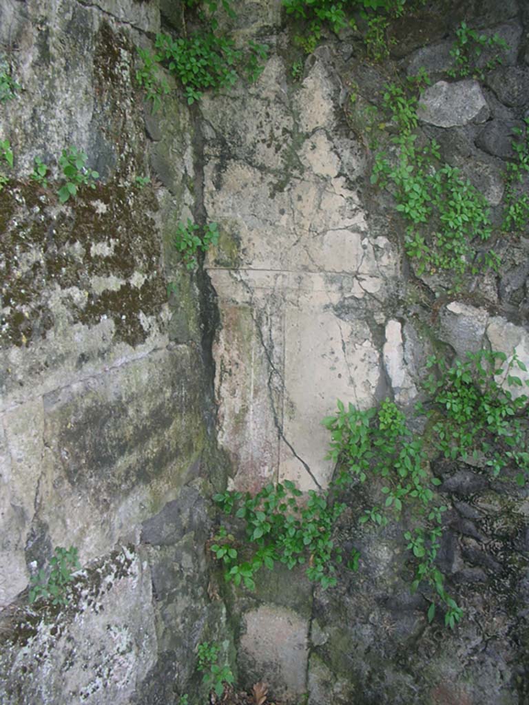 Tower VIII, Pompeii. May 2010. Detail of plaster on south side of doorway. Photo courtesy of Ivo van der Graaff.