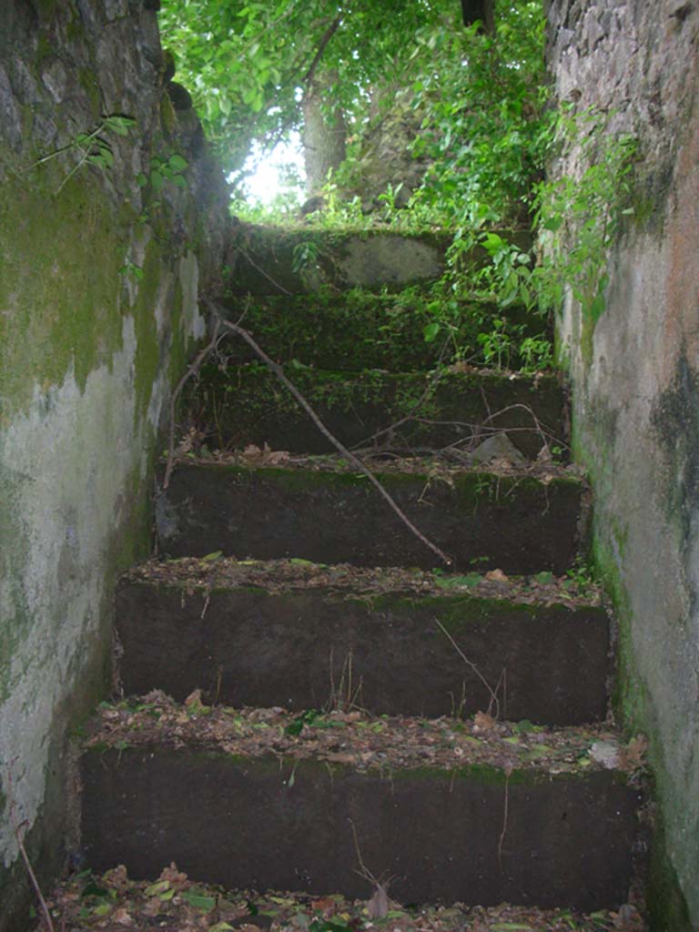 Tower VIII, Pompeii. May 2010. Stairway. Photo courtesy of Ivo van der Graaff.