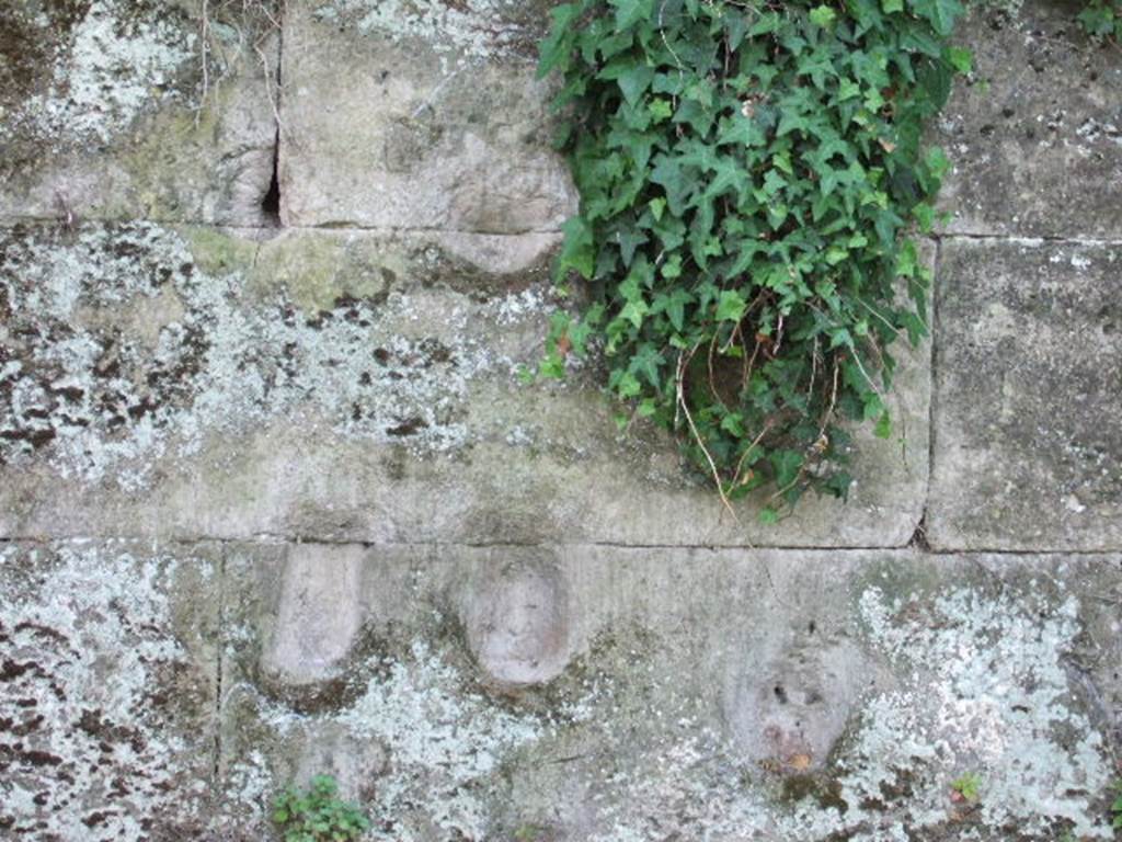 Pompeii city walls near Tower VIII. May 2006.