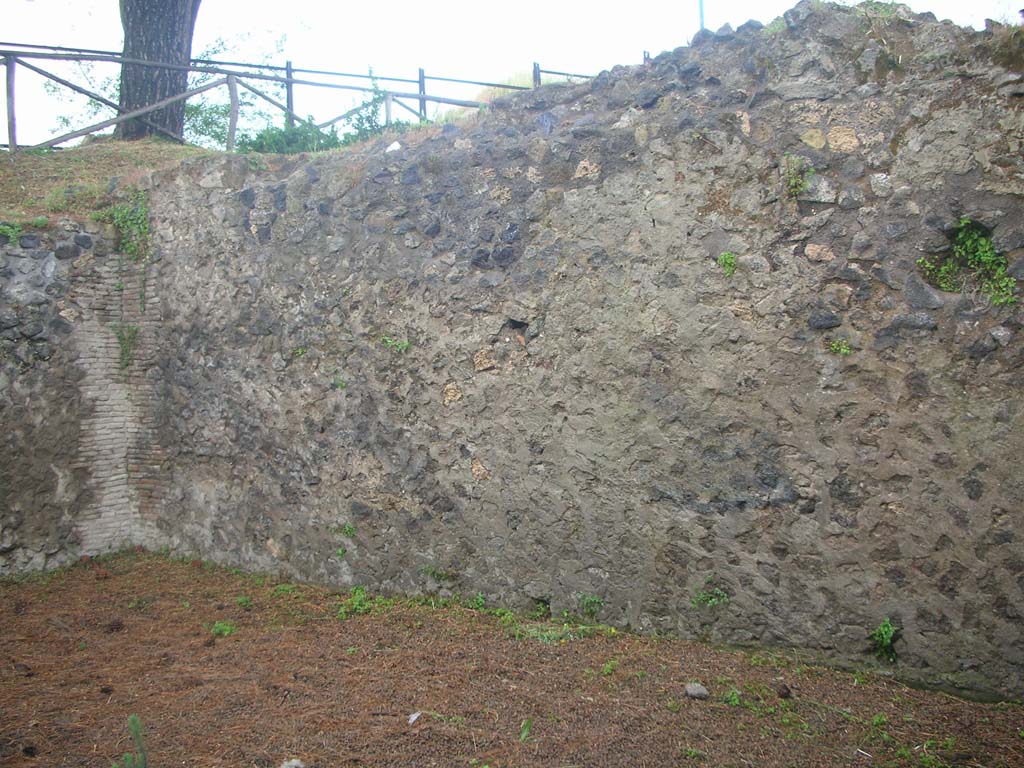 Tower IX, Pompeii. May 2010. East wall and north-east corner of Tower room. Photo courtesy of Ivo van der Graaff.