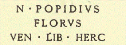 Boscoreale. Villa of Numerius Popidius Florus. Plaque found opposite the east portico. 