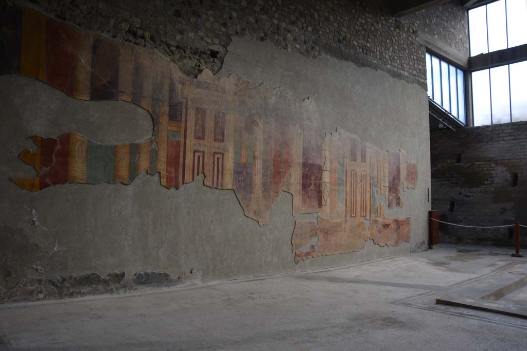 Oplontis Villa of Poppea, March 2019. Room 5, looking towards east wall of atrium. 
Foto Annette Haug, ERC Grant 681269 DÉCOR.
