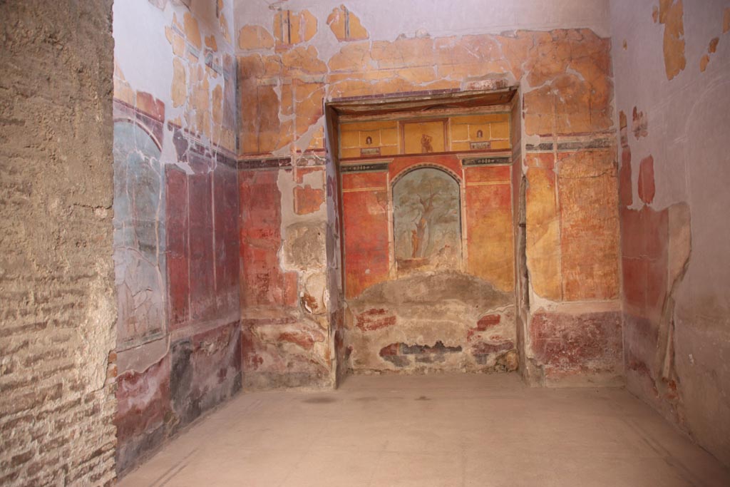 Oplontis Villa of Poppea, October 2022. Room 8, looking towards east walls. Photo courtesy of Klaus Heese.