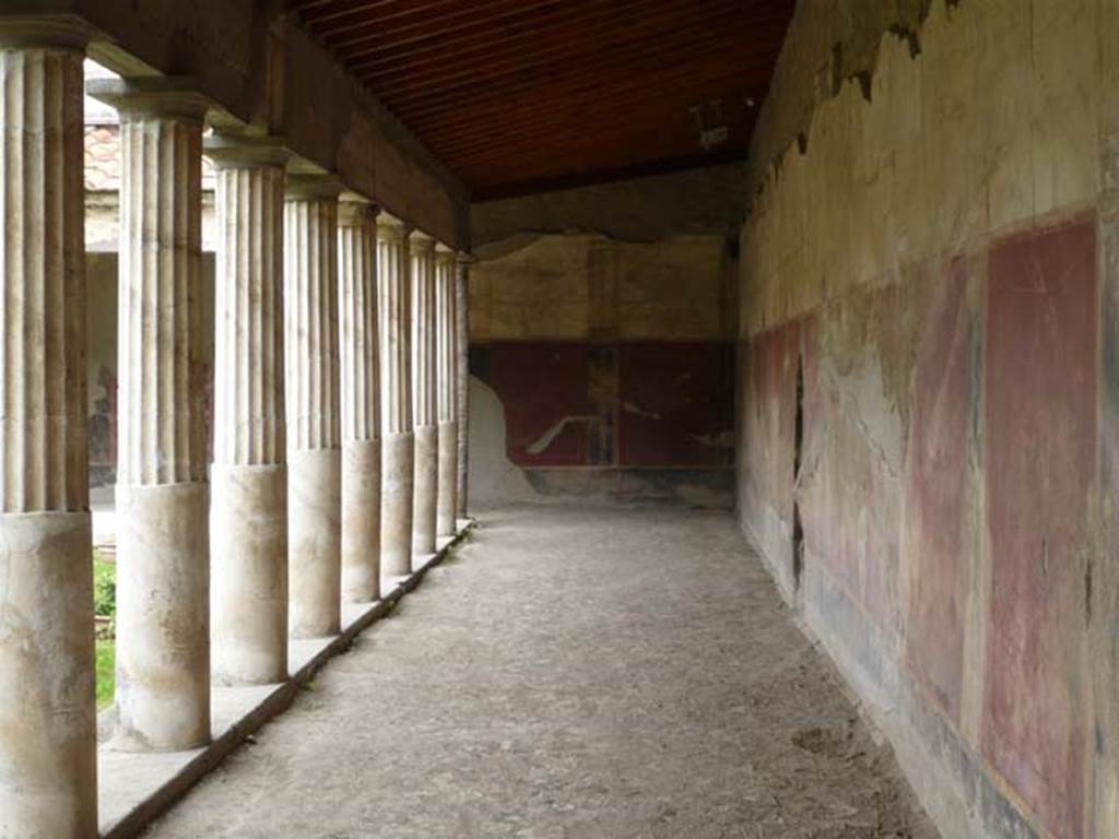 Oplontis, May 2010. Area 40, looking north along east portico towards north-east corner. Photo courtesy of Buzz Ferebee.