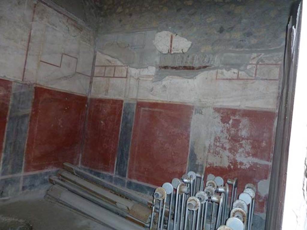 Oplontis, September 2015. Room 55, west wall.